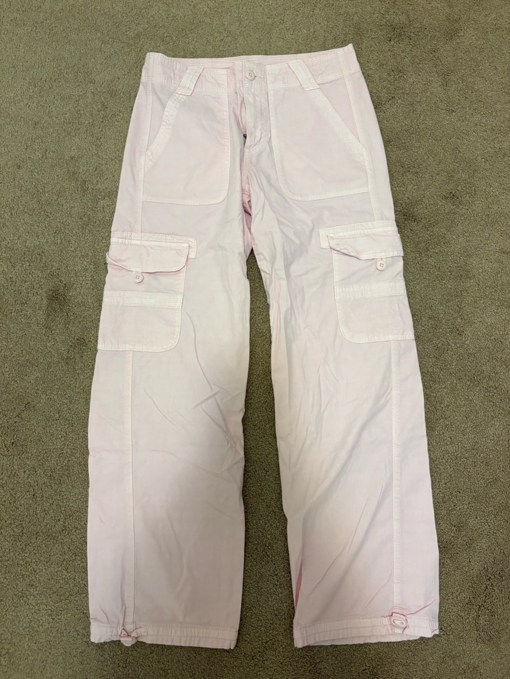 Nwot American Eagle Outfitters Light Pink Cargo Pants size 0